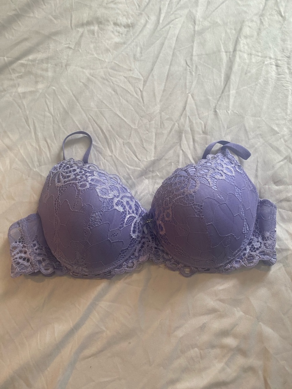 XOXO Lavender Lace Push-Up Bra